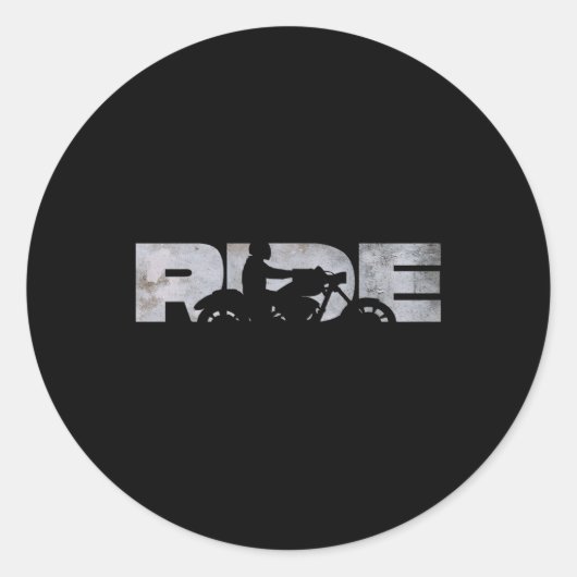 オートバイ ラウンドシール (正面)