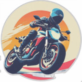 オートバイ・レース シール (正面)