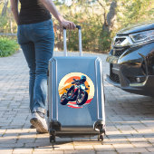 オートバイ・レース シール (スーツケースインサイチュ)