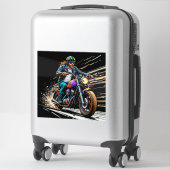 オートバイ・レース シール (スーツケース)