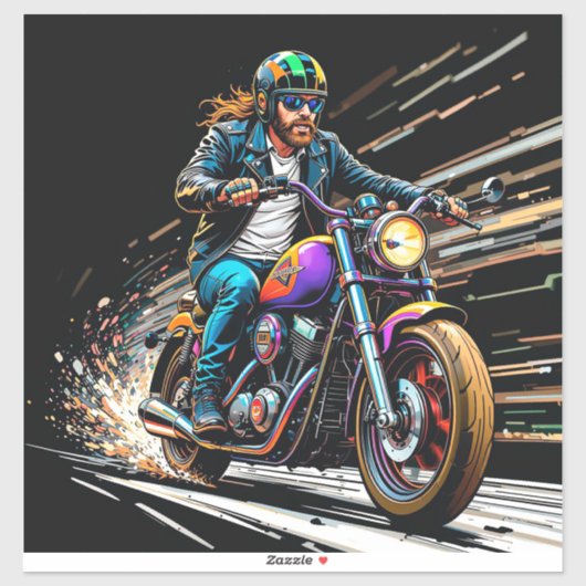 オートバイ・レース シール (シート)