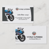 オートバイ 名刺 (正面/裏面)