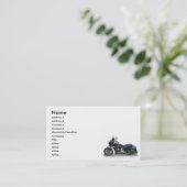 オートバイ 名刺 (スタンド正面)