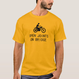 オートバイ-橋のフランス結び Tシャツ