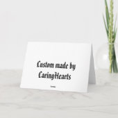 オートバイ…1、ハッピーバースデー カード (裏面)