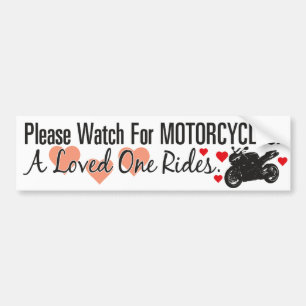 オートバイ- Sportbikeのために見て下さい バンパーステッカー