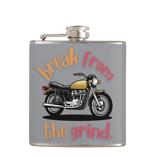 オートバイBFTG フラスク (正面)