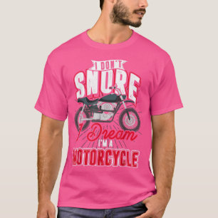 オートバイIドントスノアサイクリングバイクおもしろいック Tシャツ