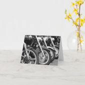 オートバイI カード (黄色い花)