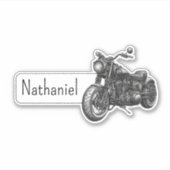 オートバイID シール (正面)