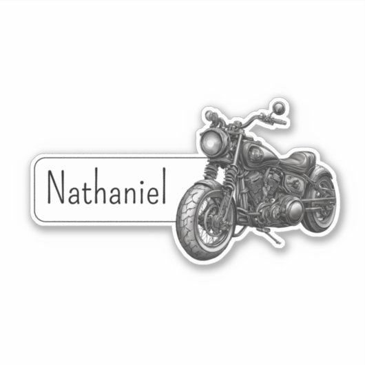 オートバイID シール (正面)