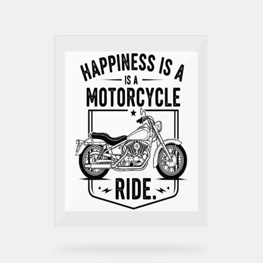 オートバイinデザートサボスウエスタンセット(3) アクリルサイン (正面)