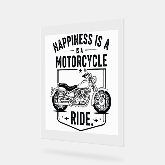 オートバイinデザートサボスウエスタンセット(3) アクリルサイン (傾斜)