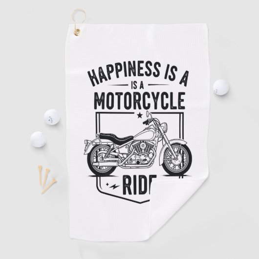 オートバイinデザートサボスウエスタンセット(3) ゴルフタオル (インサイチュ)