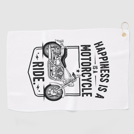 オートバイinデザートサボスウエスタンセット(3) ゴルフタオル (横)