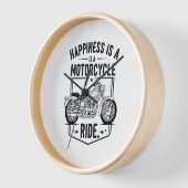 オートバイinデザートサボスウエスタンセット(4) 壁時計 (傾斜)