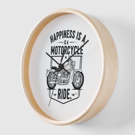 オートバイinデザートサボスウエスタンセット(4) 壁時計 (傾斜)