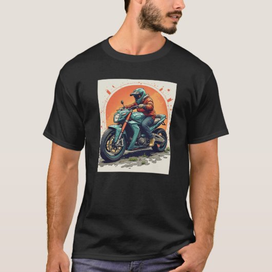 オートバイTシャツ Tシャツ (正面)