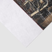 オートバイUSAフラグレトロバイクもしくは自転車に乗る人 薄葉紙 (詳細)