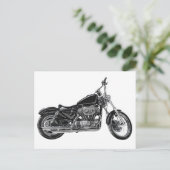 オートバイV ポストカード (スタンド正面)