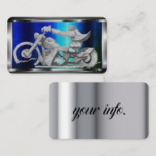 オートバ イ名刺 名刺 (正面/裏面)