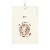 オートパイロットモードおもしろいCat カーエアーフレッシュナー (裏面)