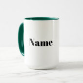 オートパーソナライズされた整備士マグ マグカップ (正面左)