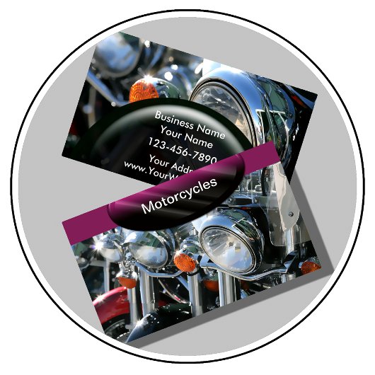 オートビジネスカードオートバイ 名刺