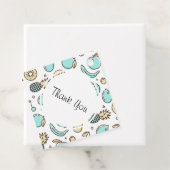 オートフルーツパターン夏ラインスケッチありがとう フェイバータグ (インサイチュ)