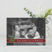 オートブラック&ホワイトハッピーホリデーズツモダンリー シーズンカード (スタンド正面)