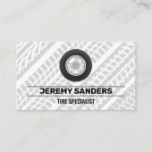 オートホイールロゴ | タイヤマーク 名刺 (正面)