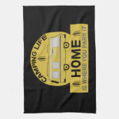 オートホーム | RVオートホーム |キャンピングライフラテマグ キッチンタオル (縦)