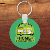 オートホーム | RVオートホーム |キャンピングライフラテマグ キーホルダー (正面)