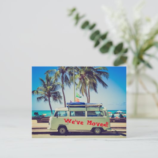 オートホームRVインマイアミ引っ越しました 案内ポストカード (スタンド正面)