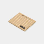 オートホームRVトラベル素朴バンカスタムバーラップ ポストイット (アングル)