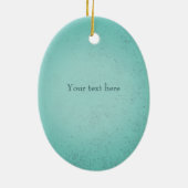 オートボエムバイオリニストターコイズ セラミックオーナメント (裏面)