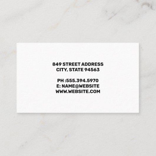 オートボディ絵を描ショップ | 労絵を描働車 名刺 (裏面)