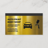 オートボディ絵を描ショップ 名刺 (正面)