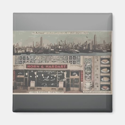 オートマットホーン&ハードアートタイムスクエアニューヨーク，ヴィンタ マグネット (正面)