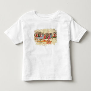 オートマトンが付いているボート、イラストレーション トドラーTシャツ