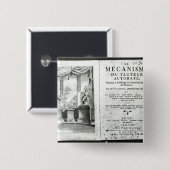 オートマトン、frontispieceのイラストレーション 缶バッジ (正面&裏面)