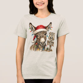 オートマン アリゾナ クリスマス ロバ ルート66 トライブレンドTシャツ