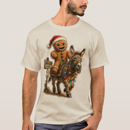 オートマン アリゾナ ジンジャーブレッド バロ クリスマス ライド Tシャツ