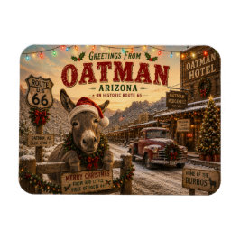 オートマン アリゾナ ルート66 クリスマス ロバ 冷蔵庫 マグネット