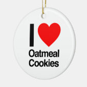 オートミールのクッキーが大好き セラミックオーナメント (左)