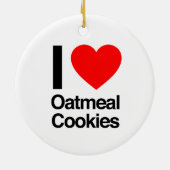 オートミールのクッキーが大好き セラミックオーナメント (裏面)