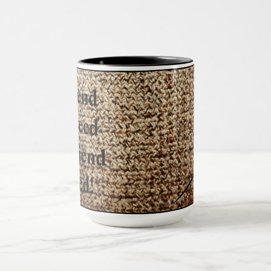 オートミールのツイードの友人のマグ マグカップ (中央)