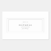 オートミール食品ラベルシール