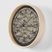 オートミール 壁時計 (傾斜)