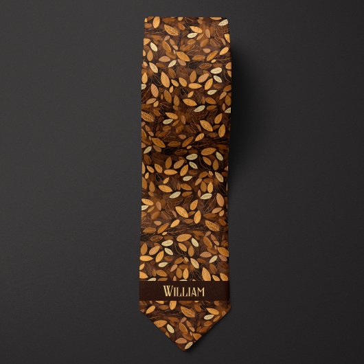 オートムリーフモノグラム ネクタイ